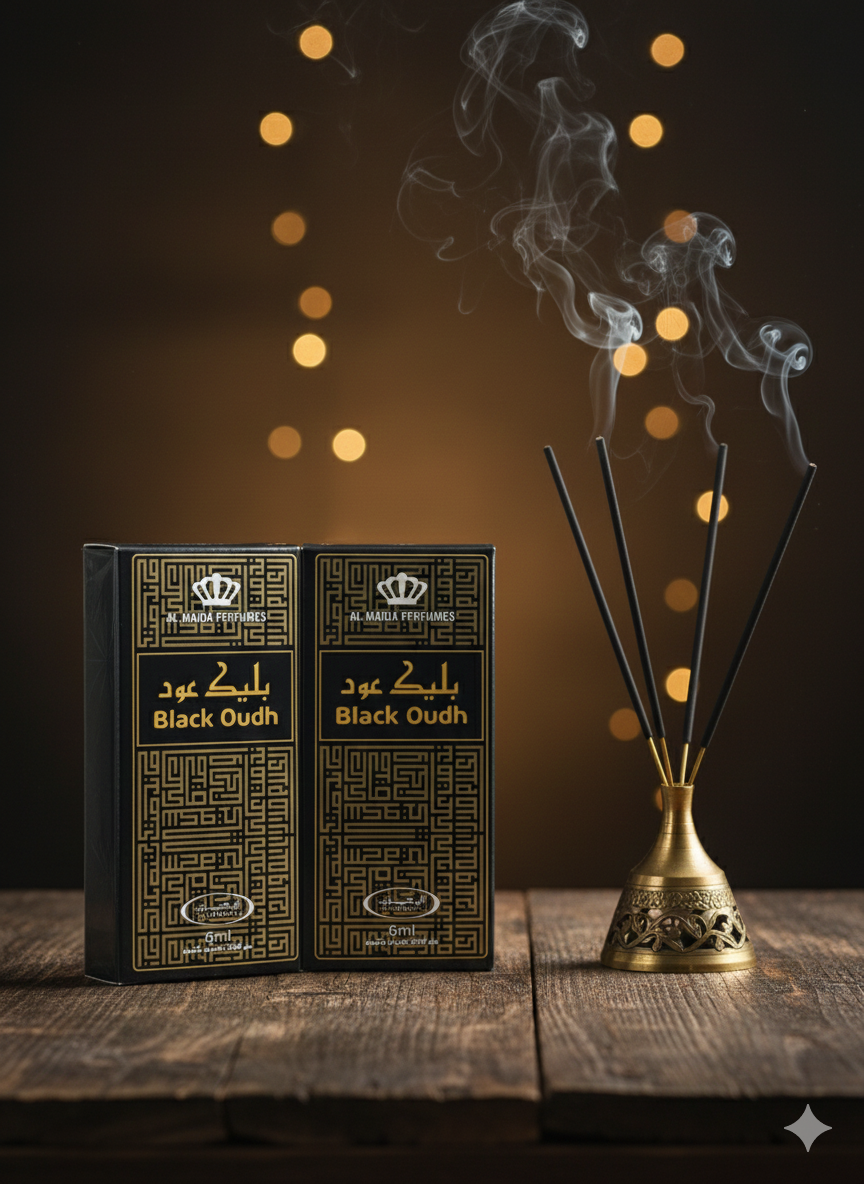 Black Oudh Attar Alcohol Free