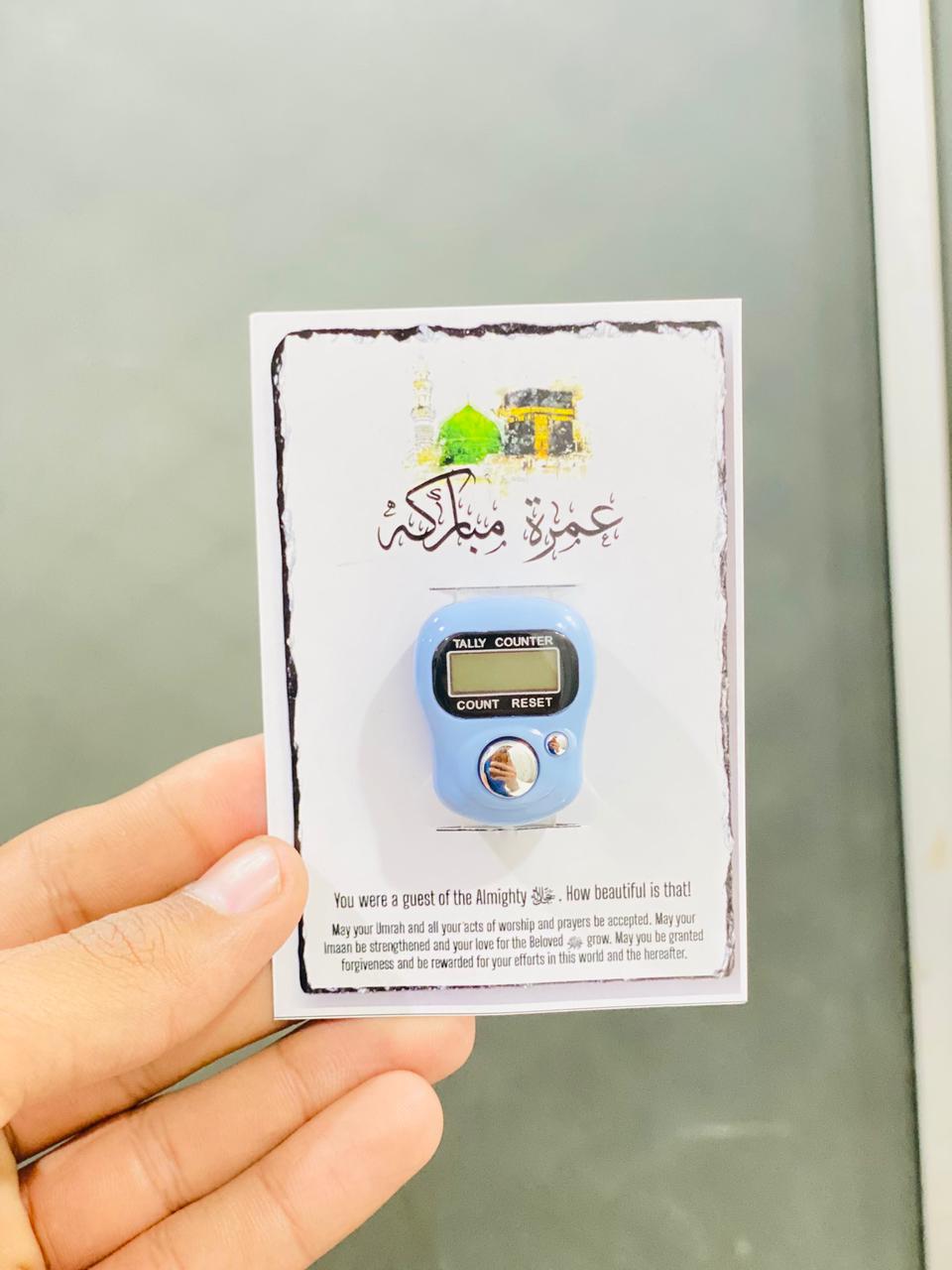 Umrah Card With Digital Tasbih