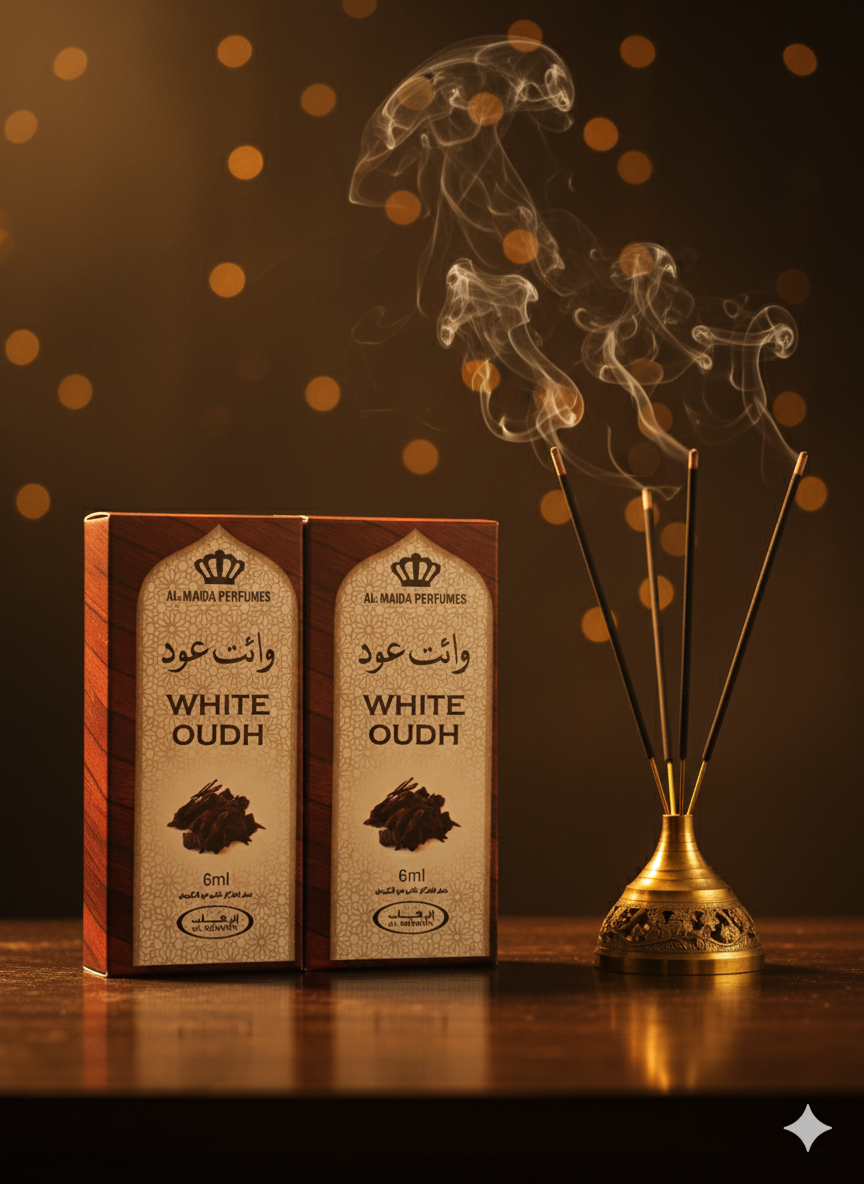 White Oudh Attar Alcohol Free